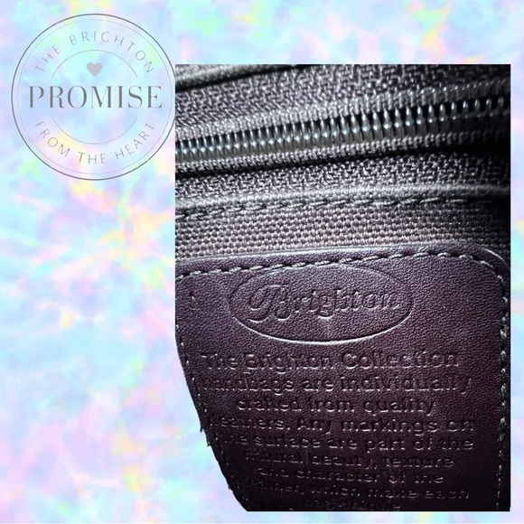 Vintage Brighton Brown & Beige
Crossbody Croc Leather Handbag - Picture 6 of 10